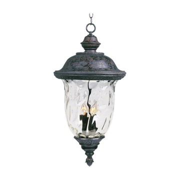 Maxim Lighting Carriage House VX 3-Light Outdoor Hanging Lantern - 120V - Oriental Bronze