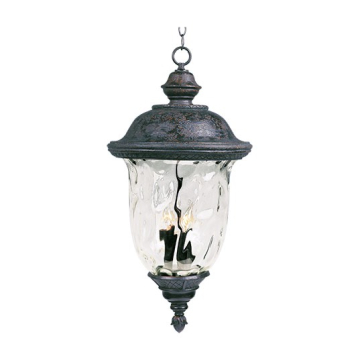Maxim Lighting Carriage House VX 3-Light Outdoor Hanging Lantern - 120V - Oriental Bronze