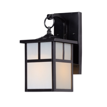 Maxim Lighting Coldwater 1-Light Outdoor Wall Lantern - 120V - Black
