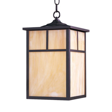 Maxim Lighting Coldwater 1-Light Outdoor Hanging Lantern - 120V - Burnished