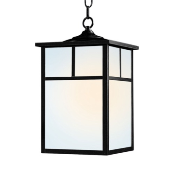 Maxim Lighting Coldwater 1-Light Outdoor Hanging Lantern - 120V - Black