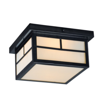 Maxim Lighting Coldwater 2-Light Outdoor Ceiling Mount - 120V - Black
