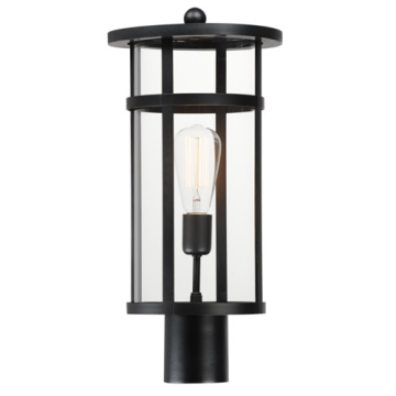 Maxim Lighting Clyde VX 1-Light Post Top Lantern - 120V - Black