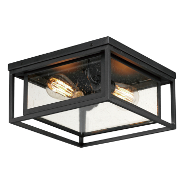 Maxim Lighting Cabana VX 2-Light Flush Mount - 120V - Black