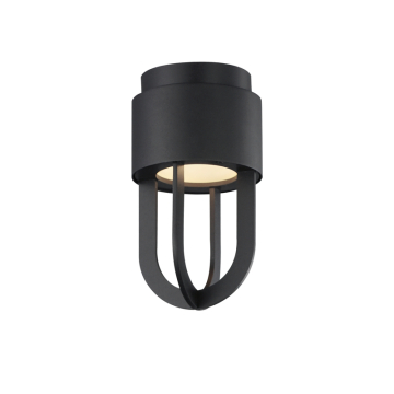Maxim Lighting Quayside VX 8"  Outdoor LED Flush Mount - 680 Lumens - 3000K - 120-277V - Black