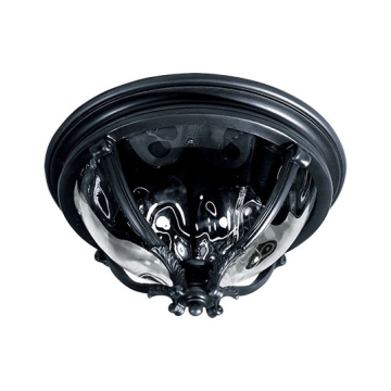 Maxim Lighting Camden 3-Light Outdoor Ceiling Mount - 120V - Black