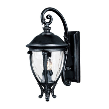 Maxim Lighting Camden VX 3-Light Medium Outdoor Wall Lantern - 120V - Black