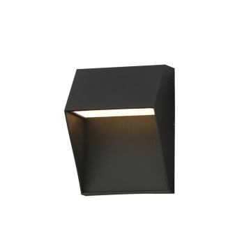 Maxim Lighting Cliffsedge VX Small LED Outdoor Wall Sconce - 220 Lumens - 8W - CCT Selectable - 120-277V - Black