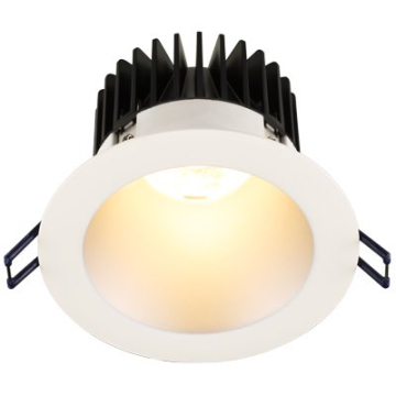 Lotus 4" Round Deep Regressed LED Downlight - 15W - Silver Reflector - White Trim - 2700K - 1,380 Lumens - 120V