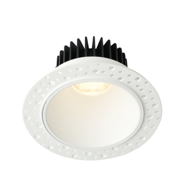 Lotus 4" Round Deep Regressed LED Downlight - 15W - White Reflector - Trimless - 4000K - 1,500 Lumens - 120V