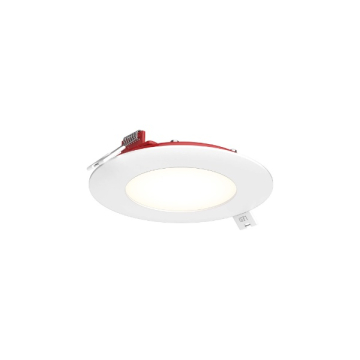 DALS Excel Fire Rated LED Panel Light - 4" Round - 11W - CCT Selectable - 120V - White