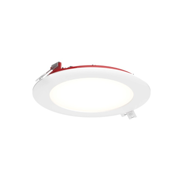 DALS Excel Fire Rated LED Panel Light - 6" Round - 14W - CCT Selectable - 120V - White
