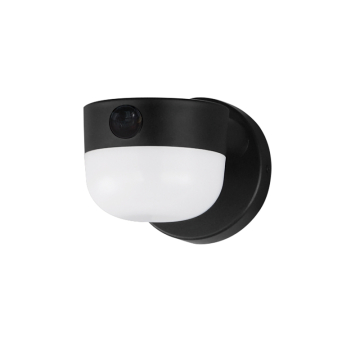 Maxim Lighting Michelle LED Outdoor Wall Sconce - Motion Sensor - Photocell - 3000K - 120V - White / Black