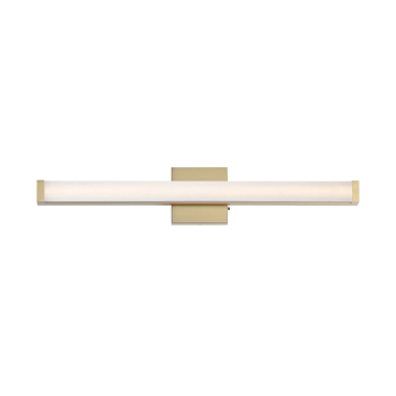 Maxim Lighting Spec 30" LED Bath Vanity - 1,550 Lumens - CCT Selectable - 120-277V - Natural Aged Brass