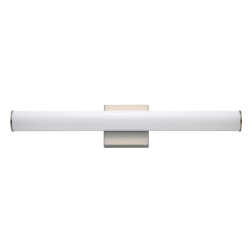 Maxim Lighting Rail 24" LED Bath Vanity - 1,400 Lumens - CCT Selectable - 120V - Satin Nickel