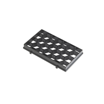 WAC Lighting Snap-on Honeycomb Louver for Landscape Adjustable Wall Wash Light - 12V - Black
