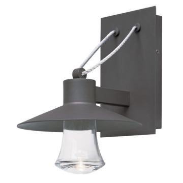 Maxim Lighting Civic Small LED Outdoor Wall Sconce - Clear Glass - 3000K - 120V - Architectural Bronze