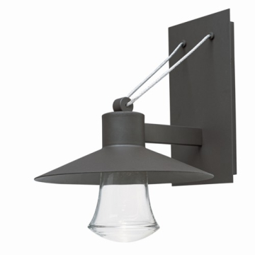 Maxim Lighting Civic Large LED Outdoor Wall Sconce - Clear Glass - 3000K - 120V - Architectural Bronze