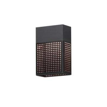 Maxim Lighting Lattice 12" LED Outdoor Sconce - 3000K - 120V - Black