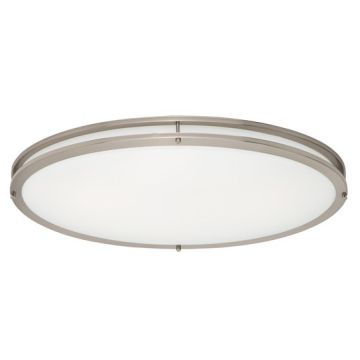 Maxim Lighting Linear LED Flush Mount - 3000K - 120-277V - Satin Nickel