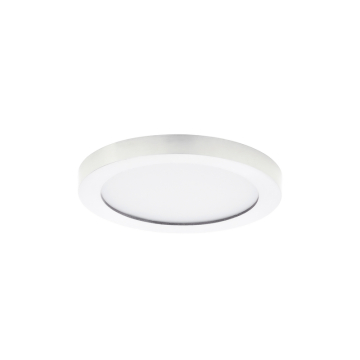Maxim Lighting Chip 5" Round LED Flush Mount - 700 Lumens - CCT Selectable - 120V - White - White Glass