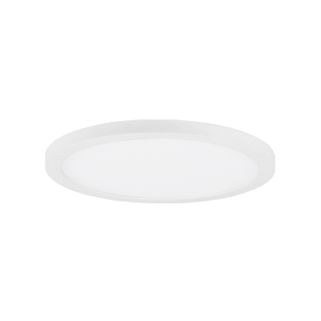 Maxim Lighting Chip 7" Round LED Flush Mount - 950 Lumens - CCT Selectable - 120V - White - White Glass
