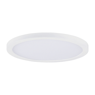 Maxim Lighting Chip 9" Round LED Flush Mount - 1,200 Lumens - 3000K - 120V - White - White Glass