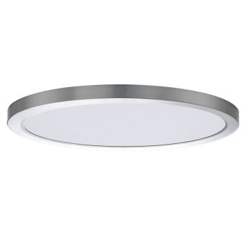 Maxim Lighting Chip 16" Round LED Flush Mount - 2,400 Lumens - 32W - 3000K - 120V - Satin Nickel