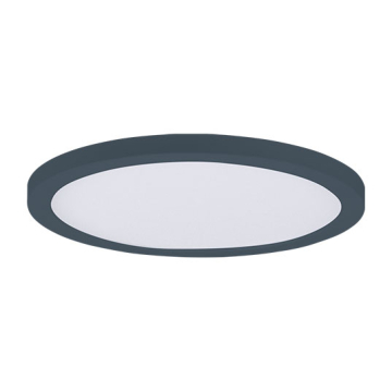 Maxim Lighting Chip 7" Round LED Flush Mount - 3000K - 120V - Black