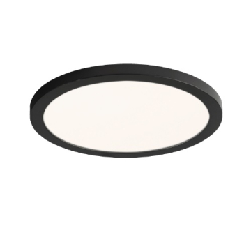 Maxim Lighting Chip 9" Round LED Outdoor Flush Mount - 3000K - 120V - Black