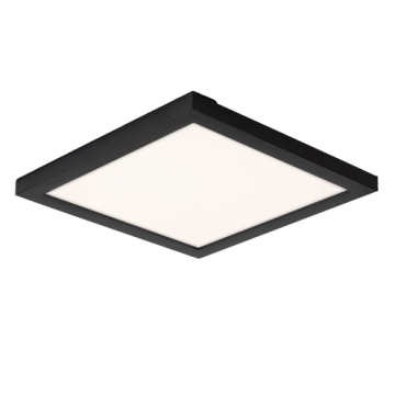 Maxim Lighting Chip 9" Square LED Outdoor Flush Mount - 3000K - 120V - Black
