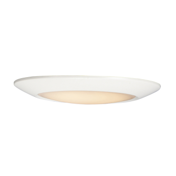 Maxim Lighting Diverse 11" LED Flush Mount - 1,500 Lumens - CCT Selectable - 120V - White - White Glass