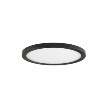 Maxim Lighting Wafer 7" Round LED Outdoor Flush Mount - 3000K - 120-277V - Bronze