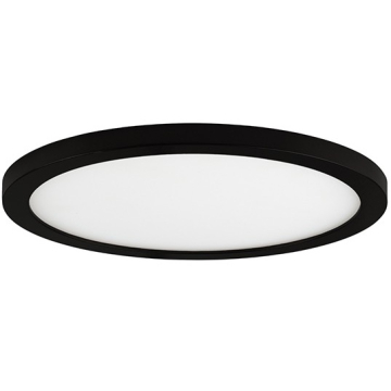 Maxim Lighting Wafer 9" Round LED Outdoor Flush Mount - 3000K - 120-277V - Black