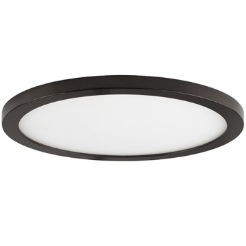 Maxim Lighting Wafer 9" Round LED Outdoor Flush Mount - 3000K - 120-277V - Bronze