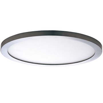 Maxim Lighting Wafer 9" Round LED Outdoor Flush Mount - 3000K - 120-277V - Satin Nickel