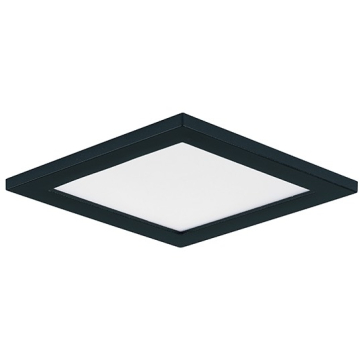 Maxim Lighting Wafer 5" Square LED Outdoor Flush Mount - 3000K - 120-277V - Black