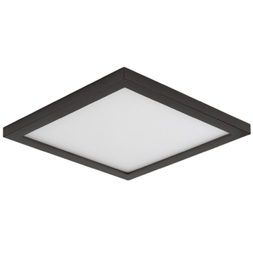Maxim Lighting Wafer 5" Square LED Outdoor Flush Mount - 3000K - 120-277V - Bronze