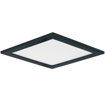 Maxim Lighting Wafer 7" Square LED Outdoor Flush Mount - 3000K - 120-277V - Black