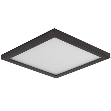 Maxim Lighting Wafer 7" Square LED Outdoor Flush Mount - 3000K - 120-277V - Bronze