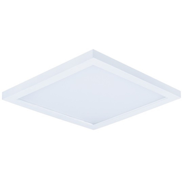 Maxim Lighting Wafer 7" Square LED Outdoor Flush Mount - 3000K - 120-277V - White