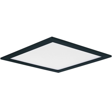 Maxim Lighting Wafer 9" Square LED Outdoor Flush Mount - 3000K - 120-277V - Black