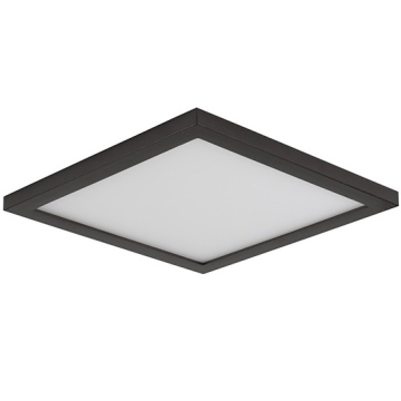 Maxim Lighting Wafer 9" Square LED Outdoor Flush Mount - 3000K - 120-277V - Bronze