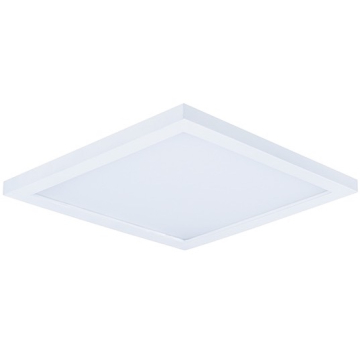 Maxim Lighting Wafer 9" Square LED Outdoor Flush Mount - 3000K - 120-277V - White