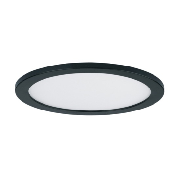 Maxim Lighting Wafer 15" Round LED Flush Mount - 3000K - 120-277V - Black