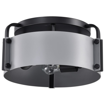 SATCO|NUVO Altos 3-Light Semi-Flush Fixture - Matte Gray