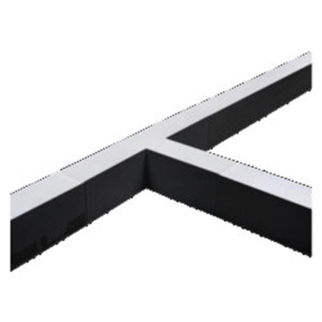 Sylvania T-Connector for Linear Slot Fixture - 100% Downlight - Black