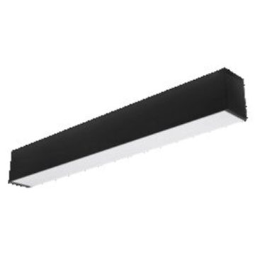 Sylvania 24" 18W LED Linear Slot Fixture - Pendant Mount - CCT Selectable - 1,800 Lumens - 120-347V - Black