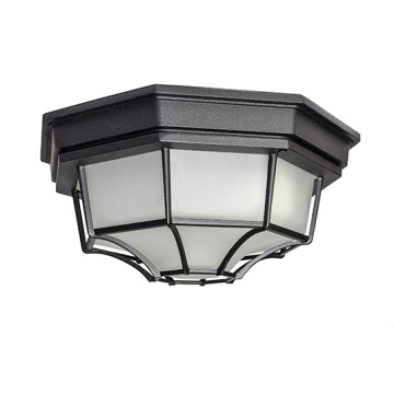 Maxim Lighting Crown Hill 1-Light Outdoor Ceiling Mount - 120V - Black