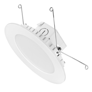 Sylvania 6" TruWave Microdisk Selectable LED Downlight - CCT Selectable - 1,200 Lumens - E26 Adaptor or Hardwire - 120V